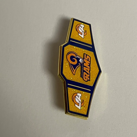 Los Angeles LA Rams Championship Belt Hat Pin Hats Bag Football Fitted New Era - Picture 5 of 8